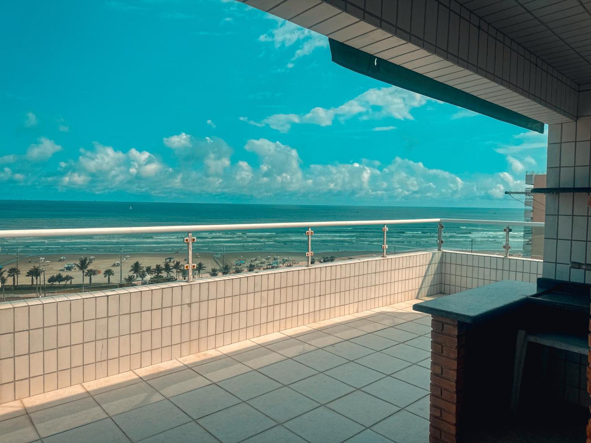 Cobertura Em Frente A Praia Praia Grande  Esterno foto